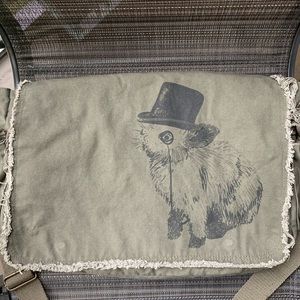 Bunny With Top Hat Messager Bag
